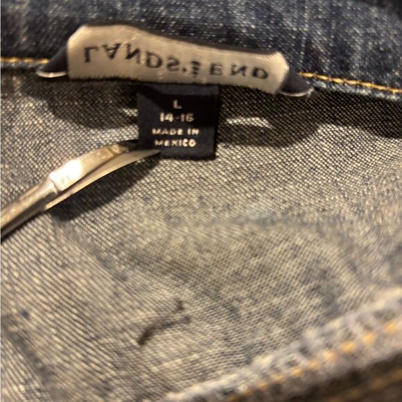 Upcycled reverse dyed Hamosa Hand Embroidered Jean Jacket L - Picture 6 of 7